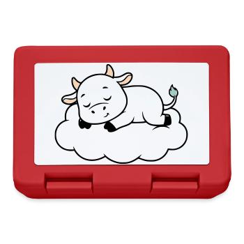 Sleeping Cow Cloud Dream Baby - Lunchbox - red - Front