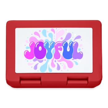 Bright joy in splash pop - Lunchbox - red - Front