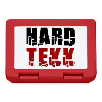 Hard Tekk Techno - Brotdose - Rot - Vorne