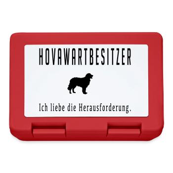 Hovawart chien chien disant chien propriétaire chien amour - Boîte à goûter - rouge - Devant