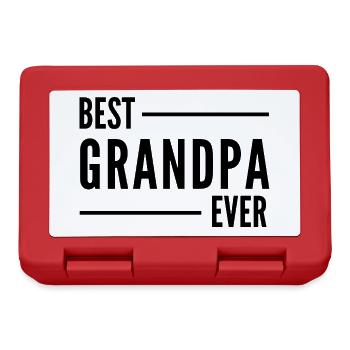 BEST GRANDPA EVER. GRANDPA GIFT - Lunchbox - red - Front