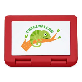 Chill Mäleon - Lunchbox - red - Front