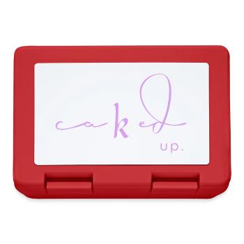 Lavender Caked Up Script - Brotdose - Rot - Vorne