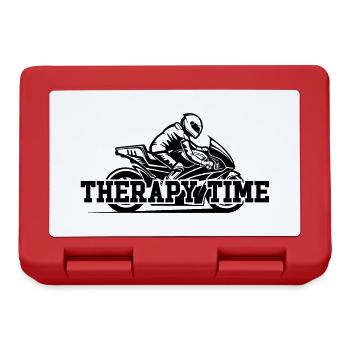 MOTORCYCLE THERAPY BIKER BIKE - Lunchbox - red - Front