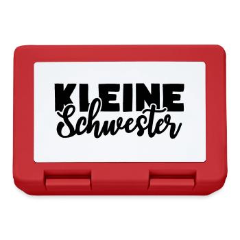 Kleine Schwester - Brotdose - Rot - Vorne