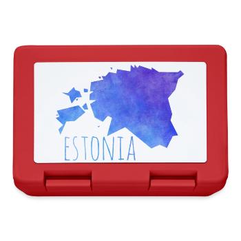 estonia - Lunchbox - red - Front