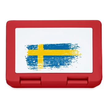 Flag Fusion: US Nordic Brush - Lunchbox - red - Front