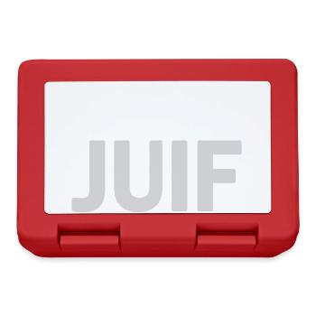 T SHIRT ORIGINAL JE SUIS JUIF - Boîte à goûter - rouge - Devant