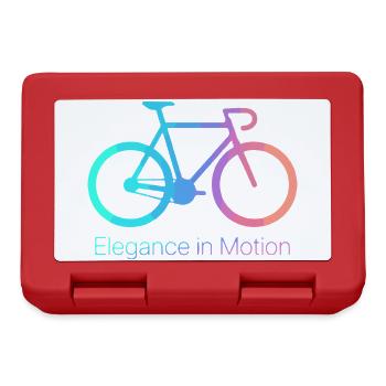 Elegance in Motion Bicycle - Lunchbox - red - Front