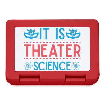Théâtre musical C’est un cadeau scientifique théâtral - Boîte à goûter - rouge - Devant