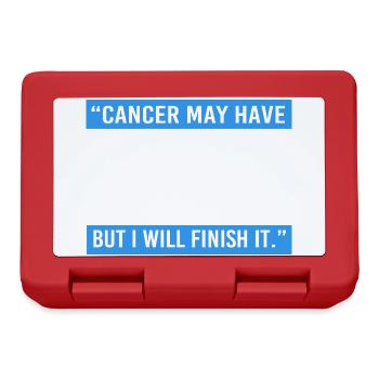 Colon, Cancer, Large Intestine - Lunchbox - red - Front