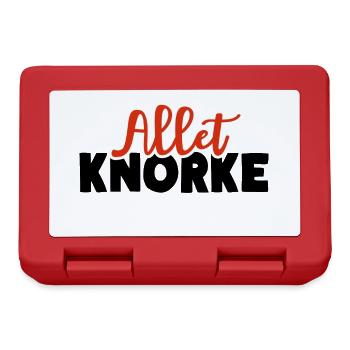 ALLET KNORKE Paletti Dialecte berlinois - Boîte à goûter - rouge - Devant