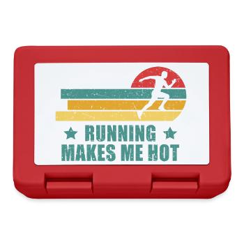 Runner Marathon Running me rend chaud - Boîte à goûter - rouge - Devant
