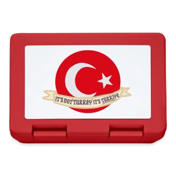 Turquie Turkiye Erdogan - Boîte à goûter - rouge - Devant
