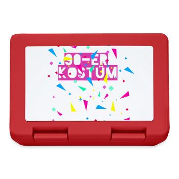 90's Costume,Costume, 90's, Carnival, Confetti - Lunchbox - red - Front