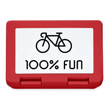 Racing Bike / Road Bike – 100% Fun (Bicycle / B) - Lunchbox - red - Front