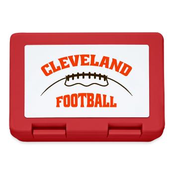Cleveland Football - Boîte à goûter - rouge - Devant