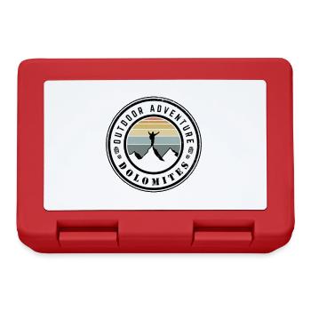 Dolomites d’aventure en plein air - Boîte à goûter - rouge - Devant