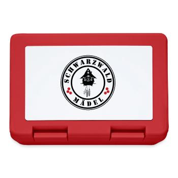 Schwarzwaldmädel - Brotdose - Rot - Vorne