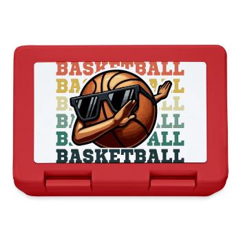 Basketball Basketball Geschenk Basketball Team - Brotdose - Rot - Vorne