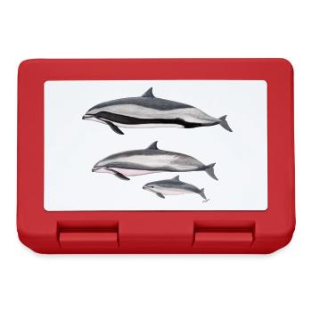 Fraser dolphin - Fraser's dolphin - Dauphin - Lunchbox - red - Front