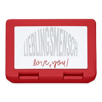 Favorite person - Lunchbox - red - Front