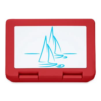 Sailor Sailing Sailboat Gift - Lunchbox - red - Front
