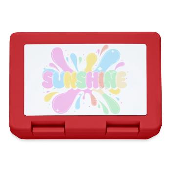 Sunshine Splash - Boîte à goûter - rouge - Devant