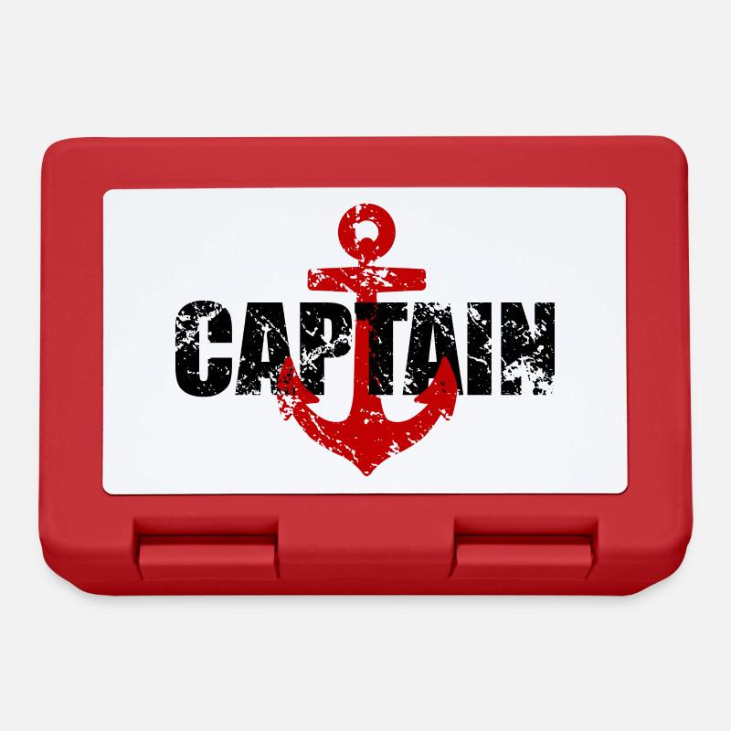 CAPITAINE CAPITAINE - Boîte à goûter - rouge