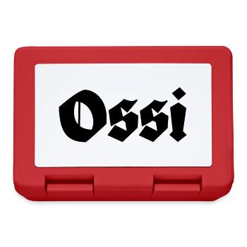 Ossi Ostdeutschland - Brotdose - Rot - Vorne