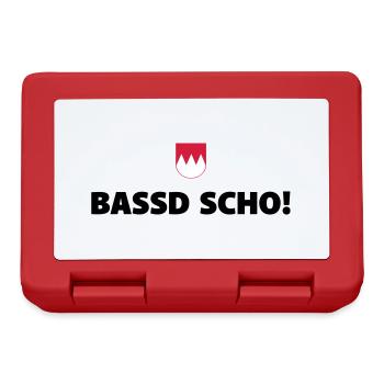 Bassd Scho! - Brotdose - Rot - Vorne
