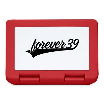FOREVER 39 YOUNG 40TH BIRTHDAY - Lunchbox - red - Front