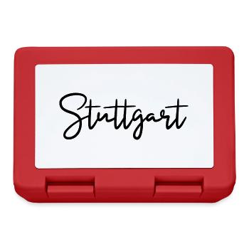 Stuttgart - Brotdose - Rot - Vorne