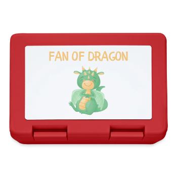 FAN OF DRAGON - Lunchbox - red - Front