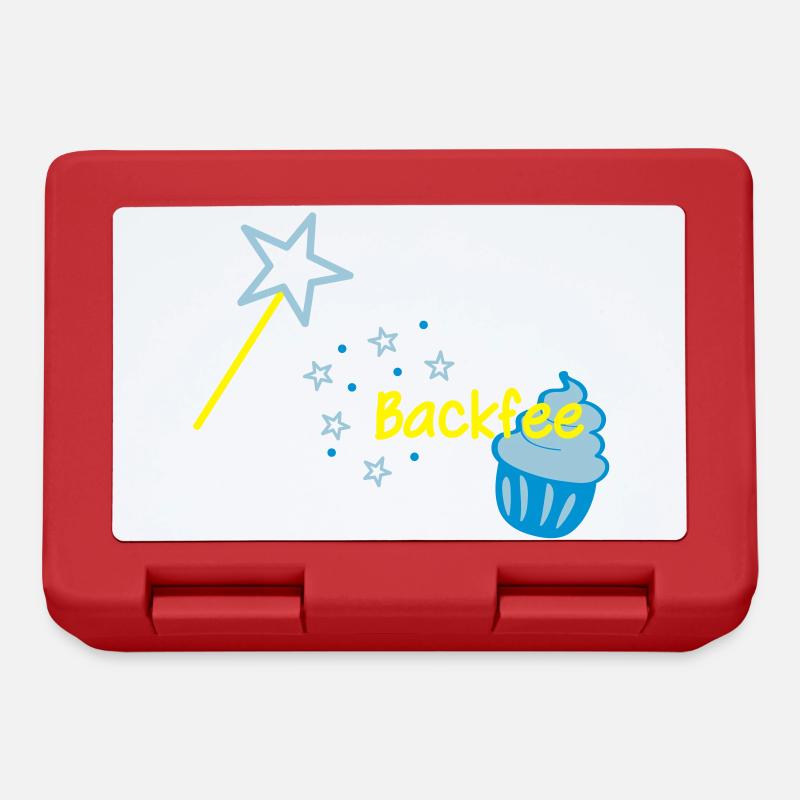 Cupcaki Backfee - Brotdose - Rot