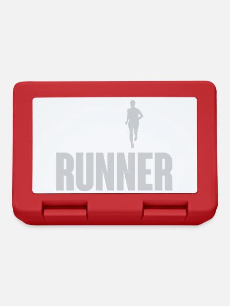 Coureur de trail - Boîte à goûter - rouge