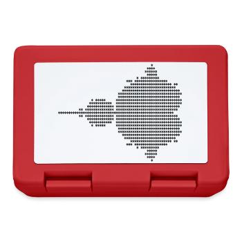 Mandelbrot Ascii - noir - Boîte à goûter - rouge - Devant