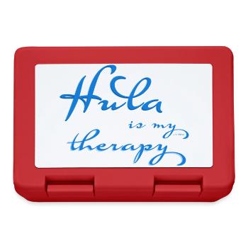 Hula is my therapy - Lunchbox - red - Front