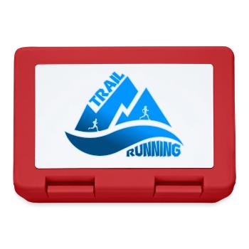 Trail Running Mountains Man Woman - Lunchbox - red - Front