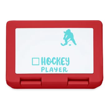 Eishockey Eishockeyspielerin - Brotdose - Rot - Vorne