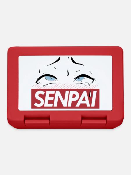 Senpai Augen - Brotdose - Rot