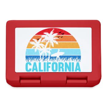 California - Brotdose - Rot - Vorne