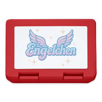 Engelchen / y2k statement spitzname design - Brotdose - Rot - Vorne