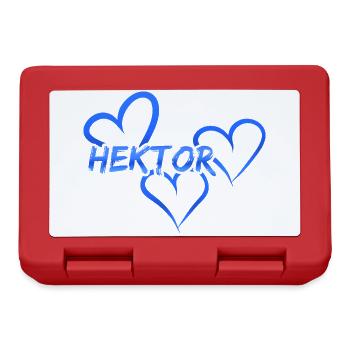 Hektor als Vorname - Brotdose - Rot - Vorne