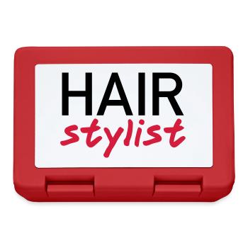 Hair stylist - Brotdose - Rot - Vorne
