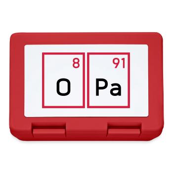 Opa (Sauerstoff, Palladium) - Brotdose - Rot - Vorne