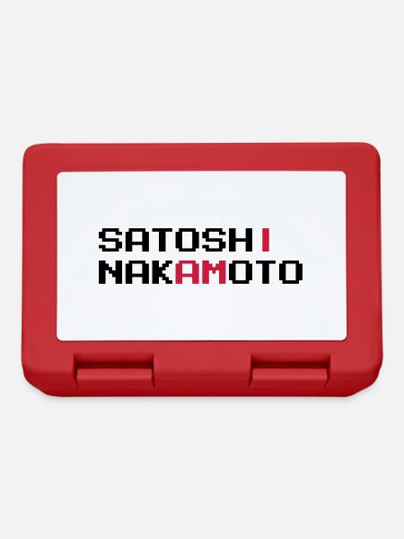 Ich bin Satoshi Nakamoto - Brotdose - Rot