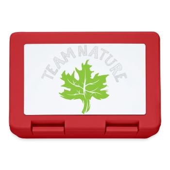 team nature Leaf Green Symbol Logo icon Forest Tree - Lunchbox - red - Front