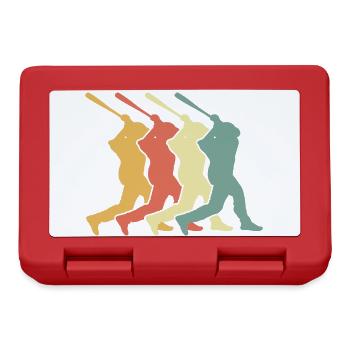 Baseball Batter - Brotdose - Rot - Vorne