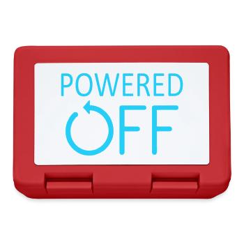 POWERED OFF Switched off and in sleep mode - Lunchbox - red - Front